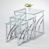 glass nest of tables