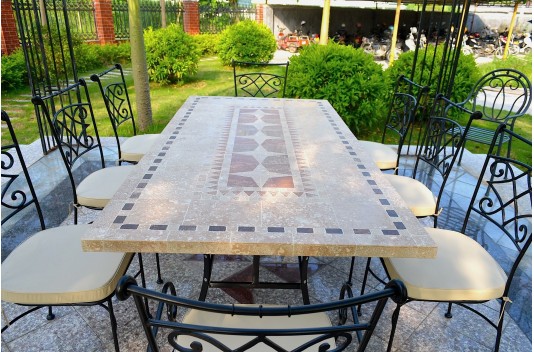 Mosaic Garden Table