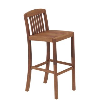 Alexander Rose Bolney Acacia Wood Bar Stool