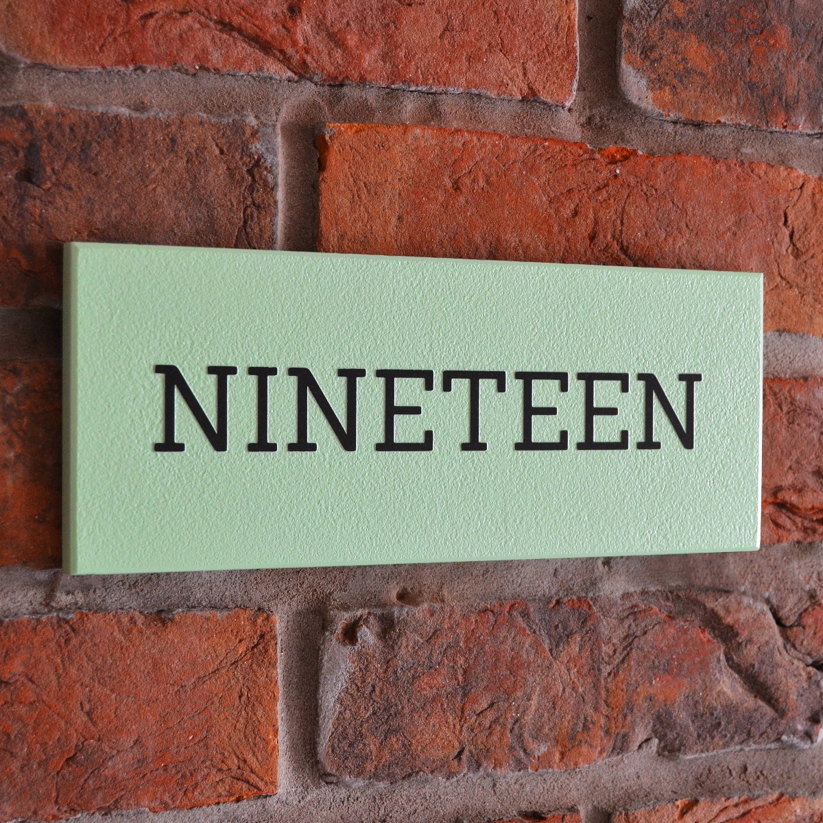 Chartwell Green Granite House Sign - 25.5 x 10cm