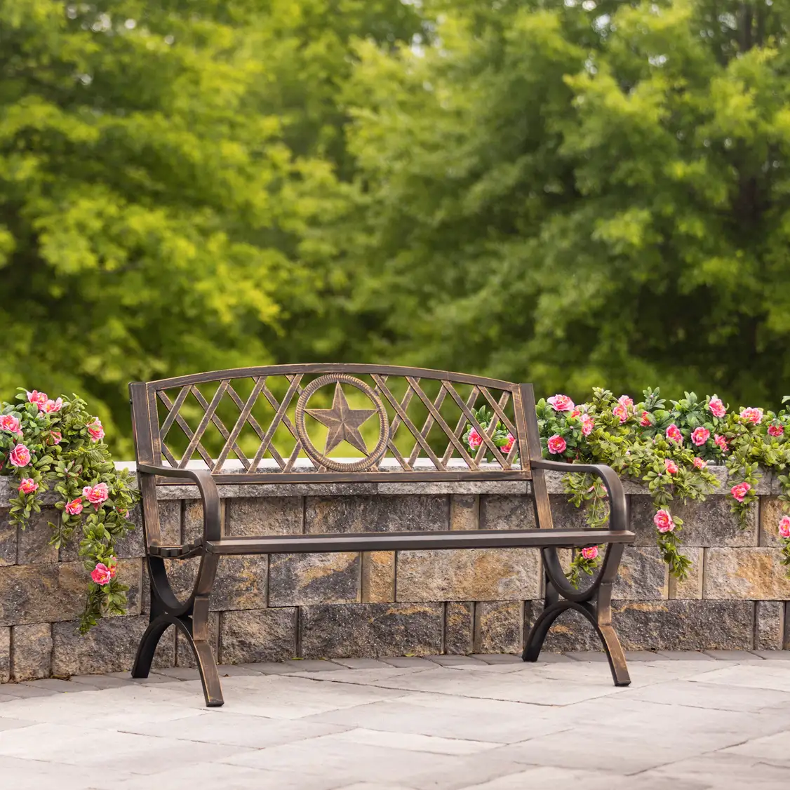 metal garden benches