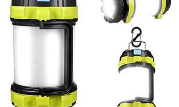 Coldwords Camping Lights, Rechargeable Led Camping Lantern, 800 Lumen 3700 mAh 6 Light Modes Camping Torch, Waterproof Emergency Tent Spot Lamp for Various Emergencies, Hiking, Night Fishing, Hunting