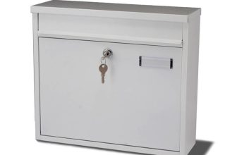 Ouse white postbox can fix together to form a bank of mailboxes